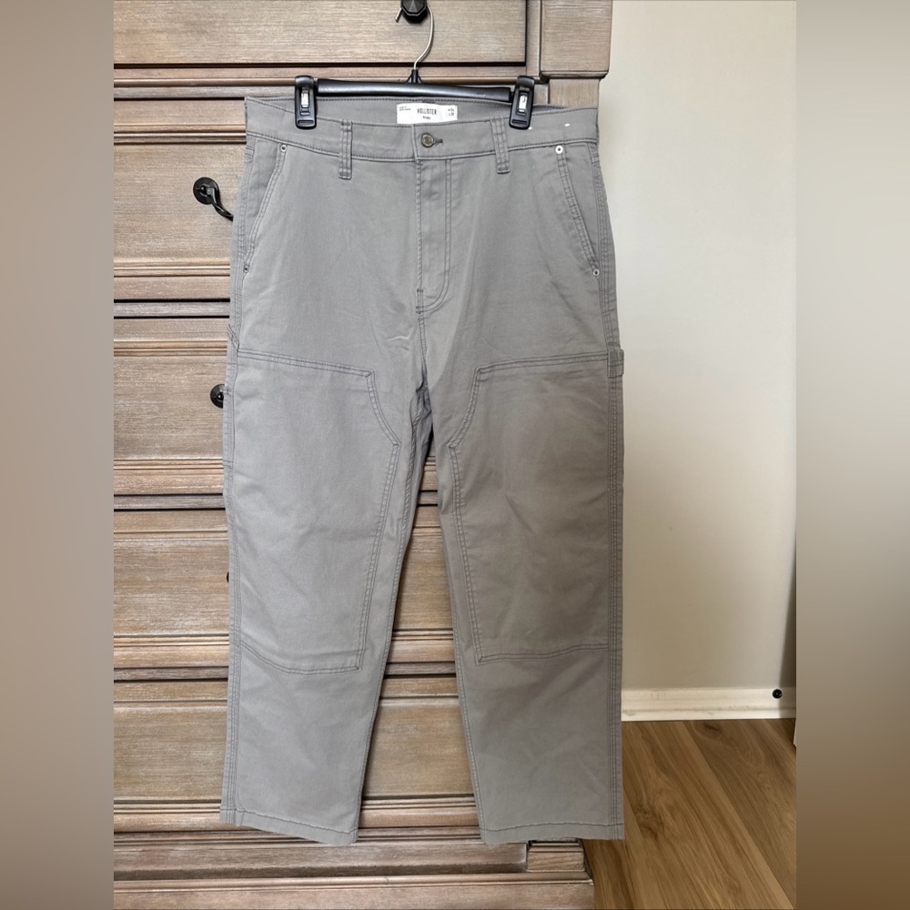 Men's Hollister Gray Baggy Jeans size 34x32